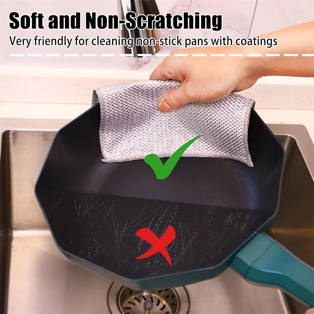 Thickened Steel Wire Cleaning Cloth