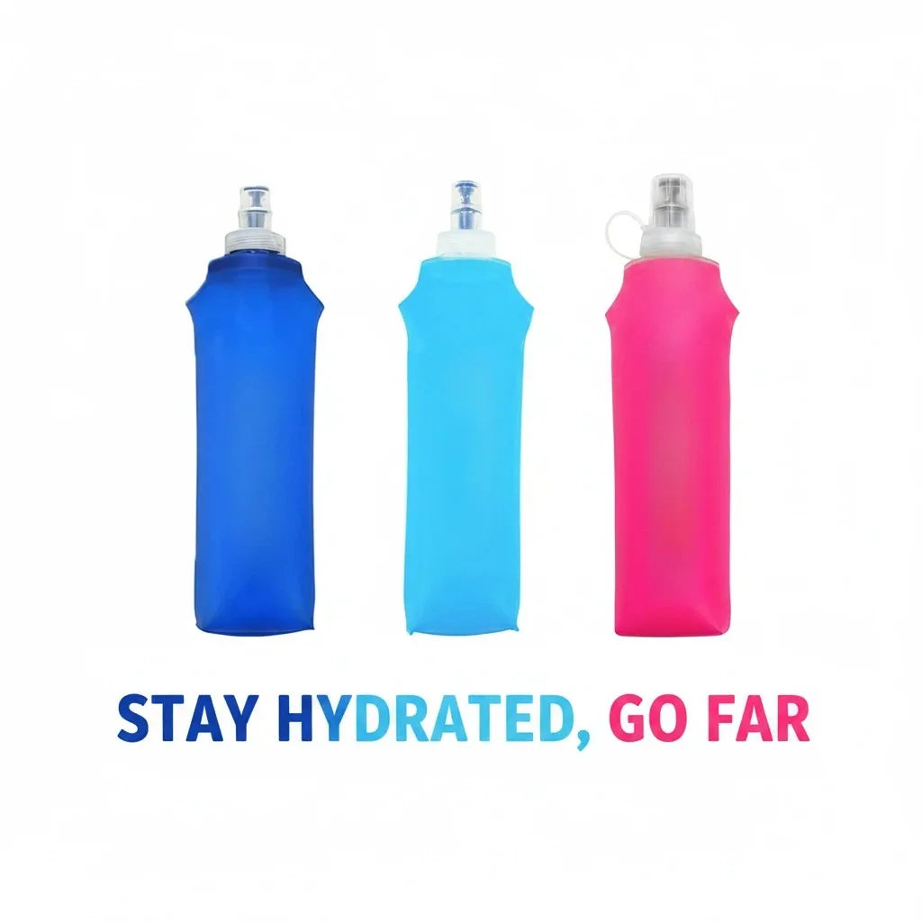 Collapsible Silicone Water Bottle Bite