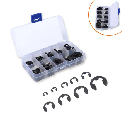 Black Stainless Steel Retaining Circlip