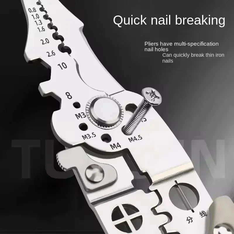 Electrician Pliers Wire Splitting Stripping