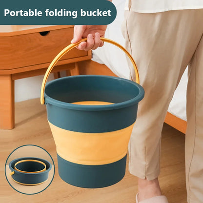 Folding Bucket Thickened Silicone Car