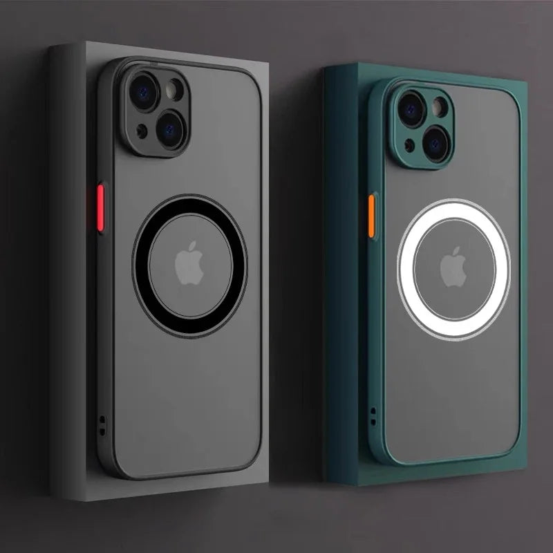 Luxury Armor Matte Magnetic Wireless