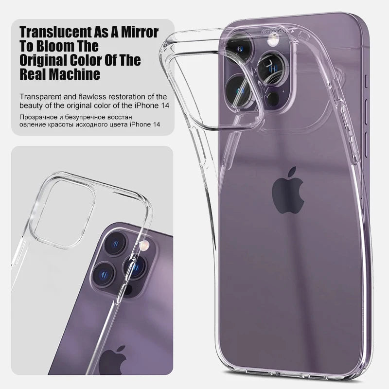 Luxury Clear Silicone Phone Case