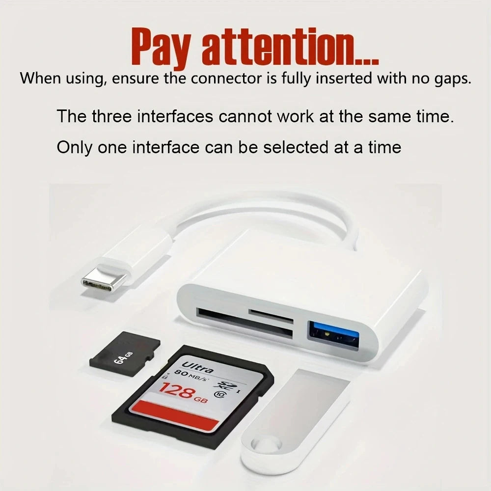 USB C SD TF Memory