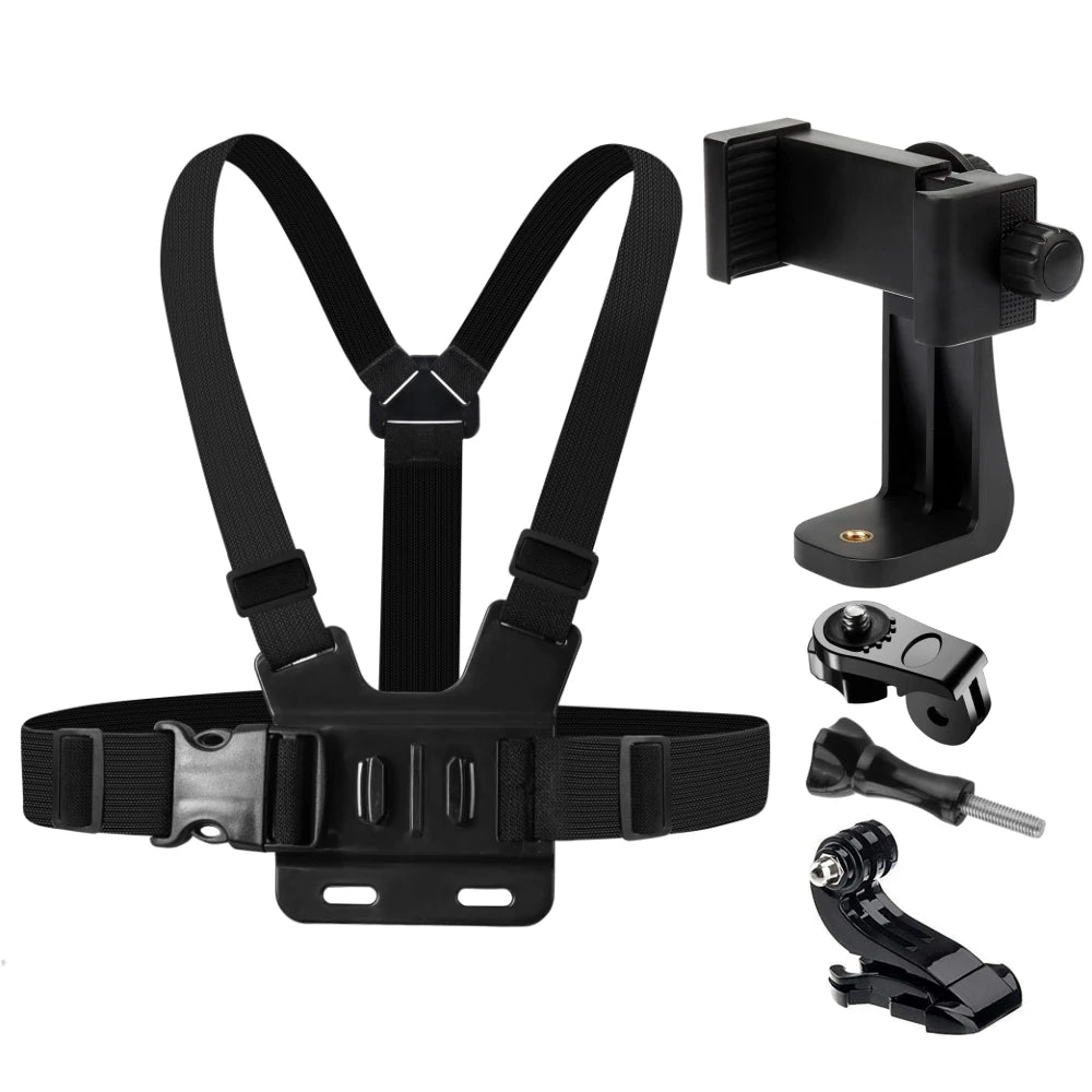 Adjustable Phone Clip Holder Chest