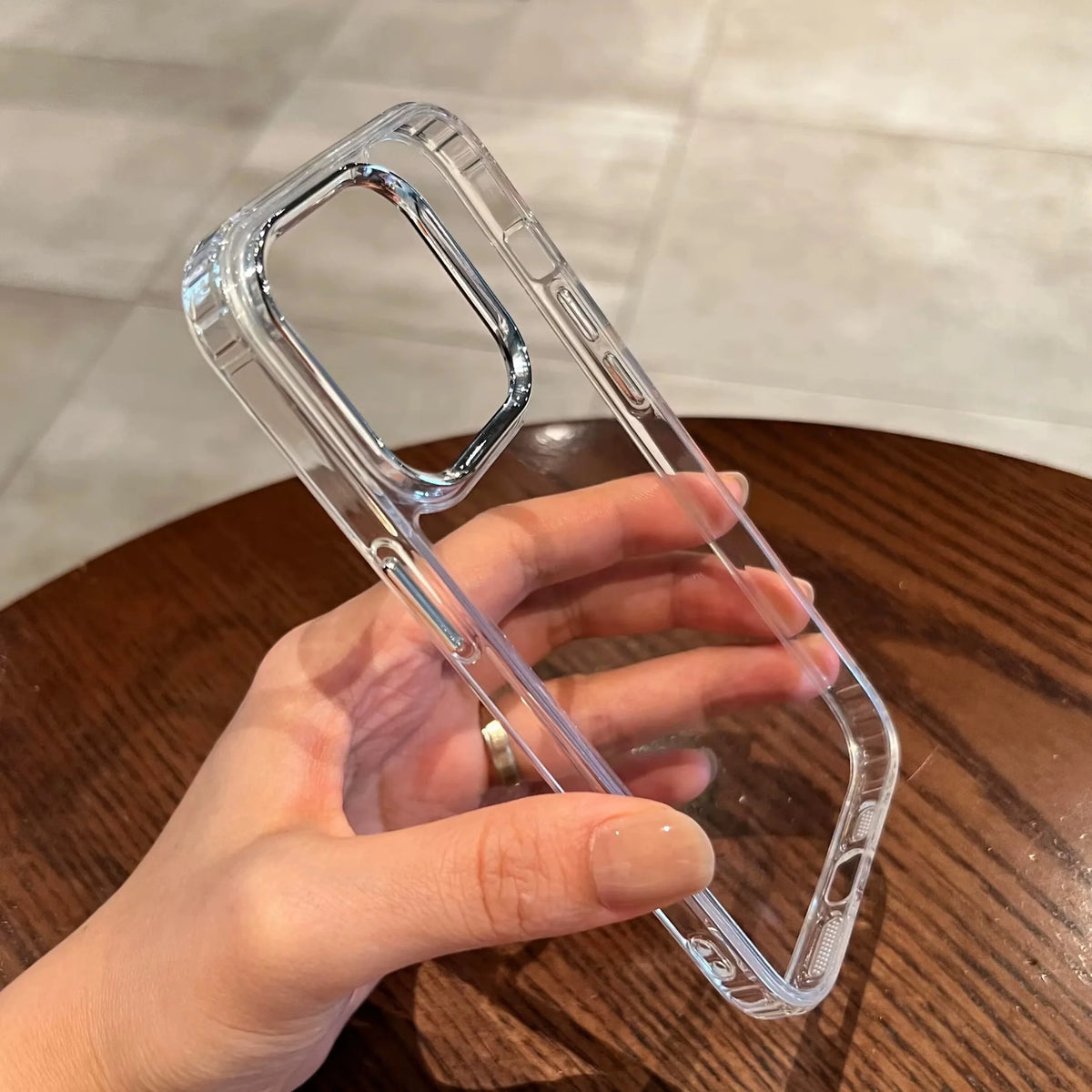 Luxury Clear Silicone Phone Case