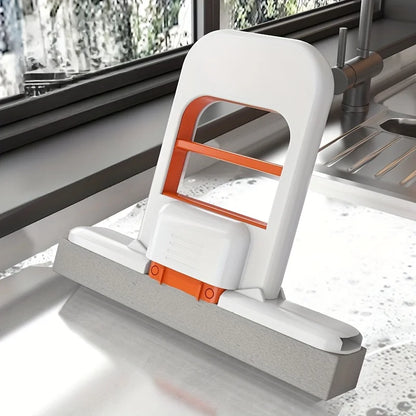 Self-squeezing Desktop Mops Handheld Sponge