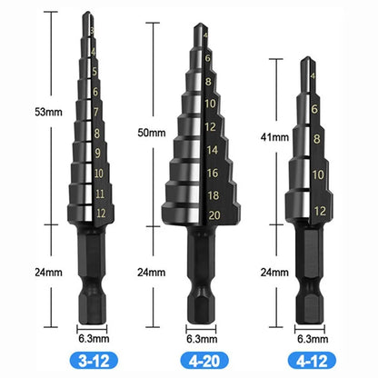 HSS Straight Groove Step Drill