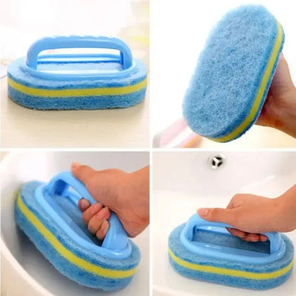 Cleaning Sponge Handle Bathroom Tile