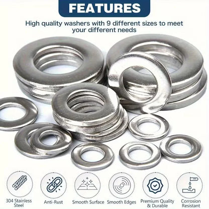 Stainless Steel Flat Washers DIY