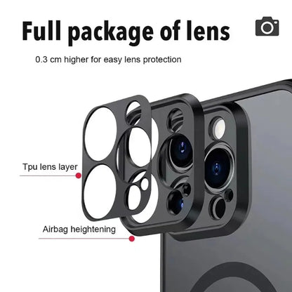 Luxury Armor Matte Magnetic Wireless