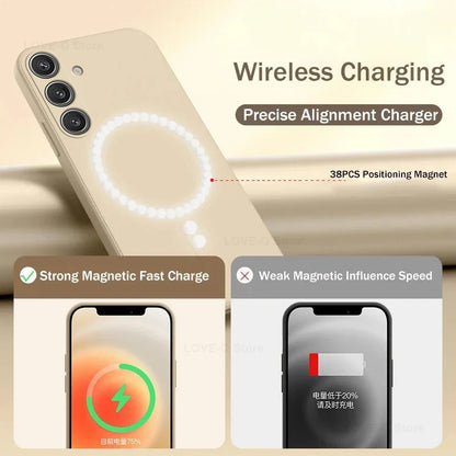 Magnetic Wireless Charge Case S