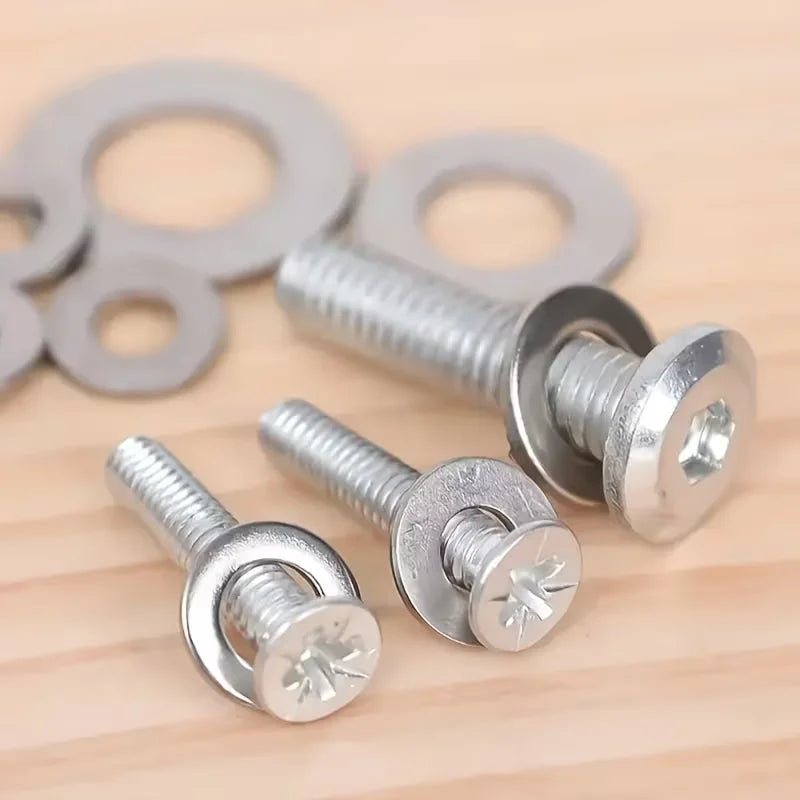 180-piece Hardware Flat Washer Kit