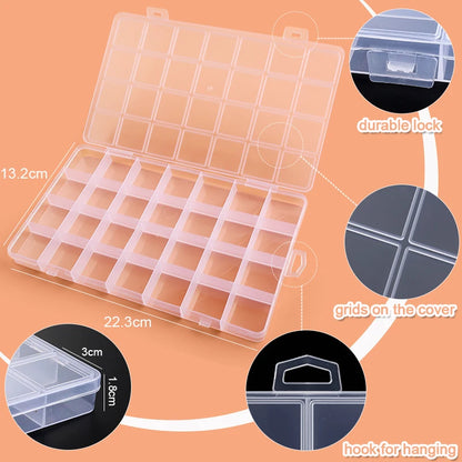 Transparent Storage Container Jewelry Box