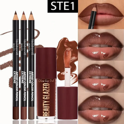 Lip Kit Set- Liner Glaze