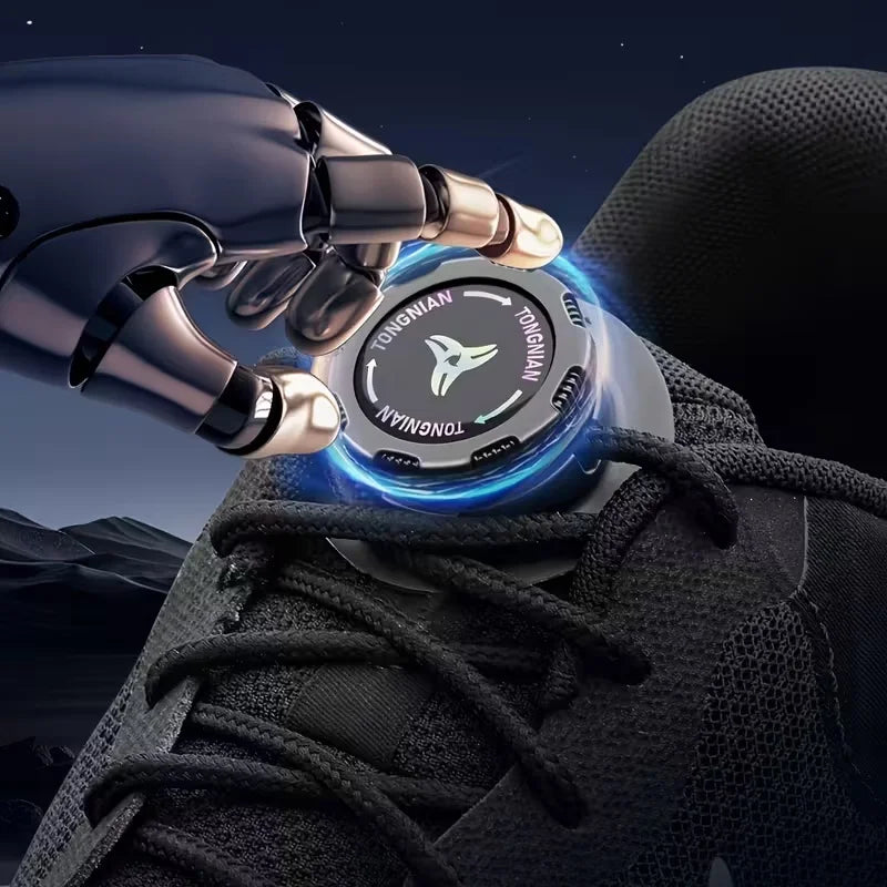 Pair No-tie Shoe Locks Rotating
