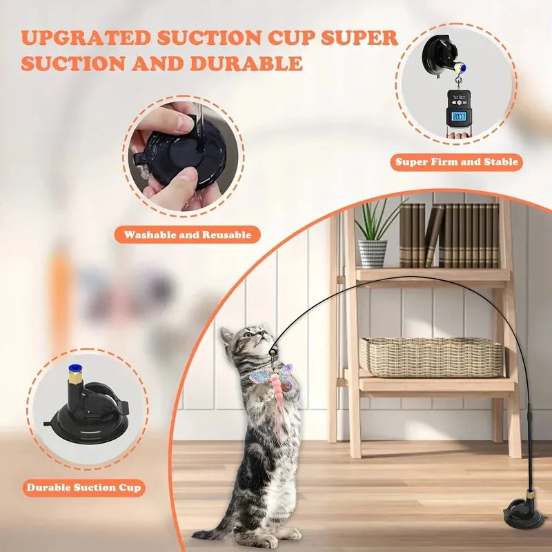 Cat Teaser Toy Interactive Bell