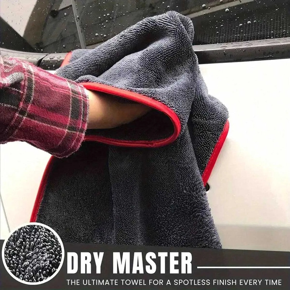 Absorbent Microfiber Car Towel Compact
