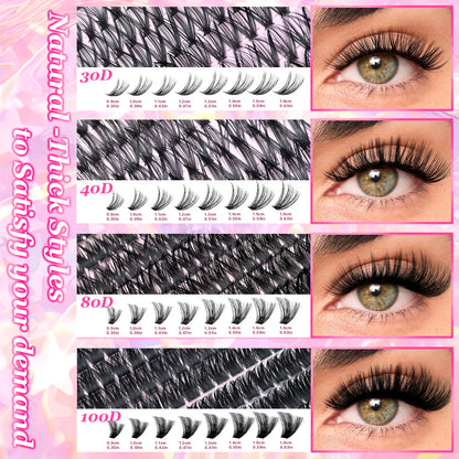 DIY Lash Extension Kit Clusters