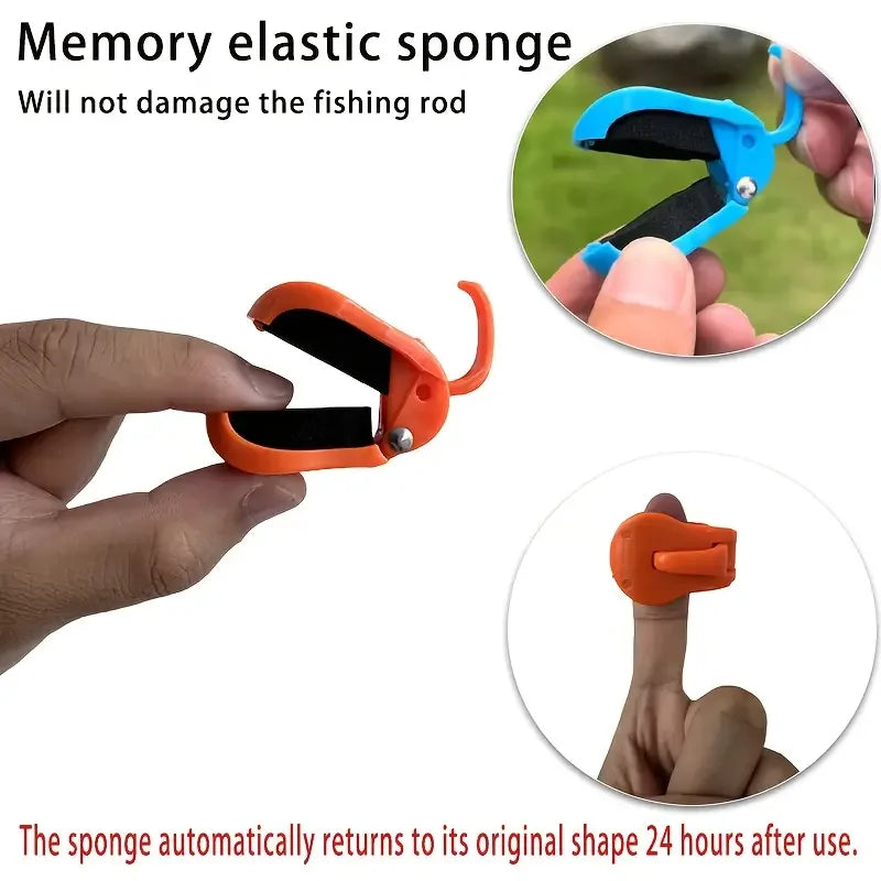 Quick-attach Fishing Rod Clip Tool-free