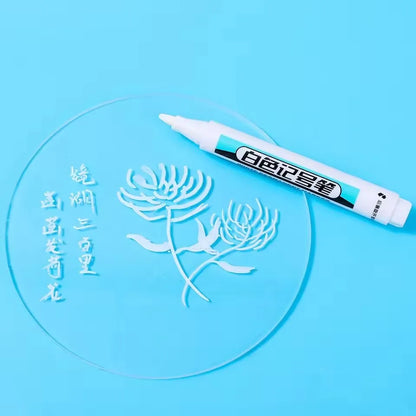 White Permanent Marker Pens Markers