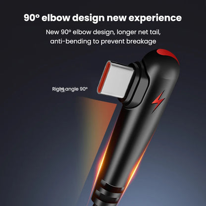 USB Type-c Cable Degree Elbow