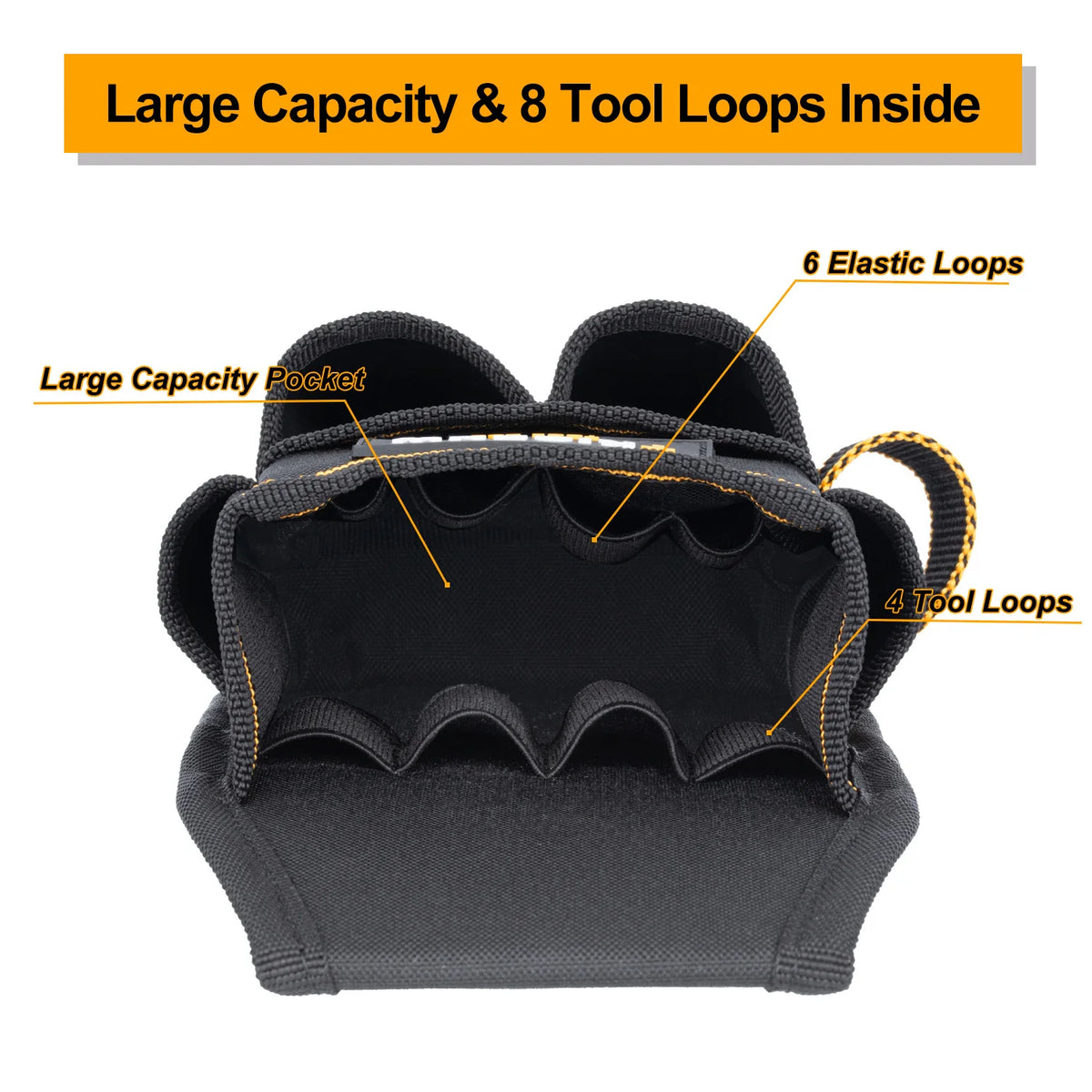 Tkigznw Pocket Pouch 6-pouches Screwdriver