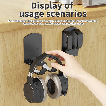 Headphone Stand Adhesive Plastic Wall