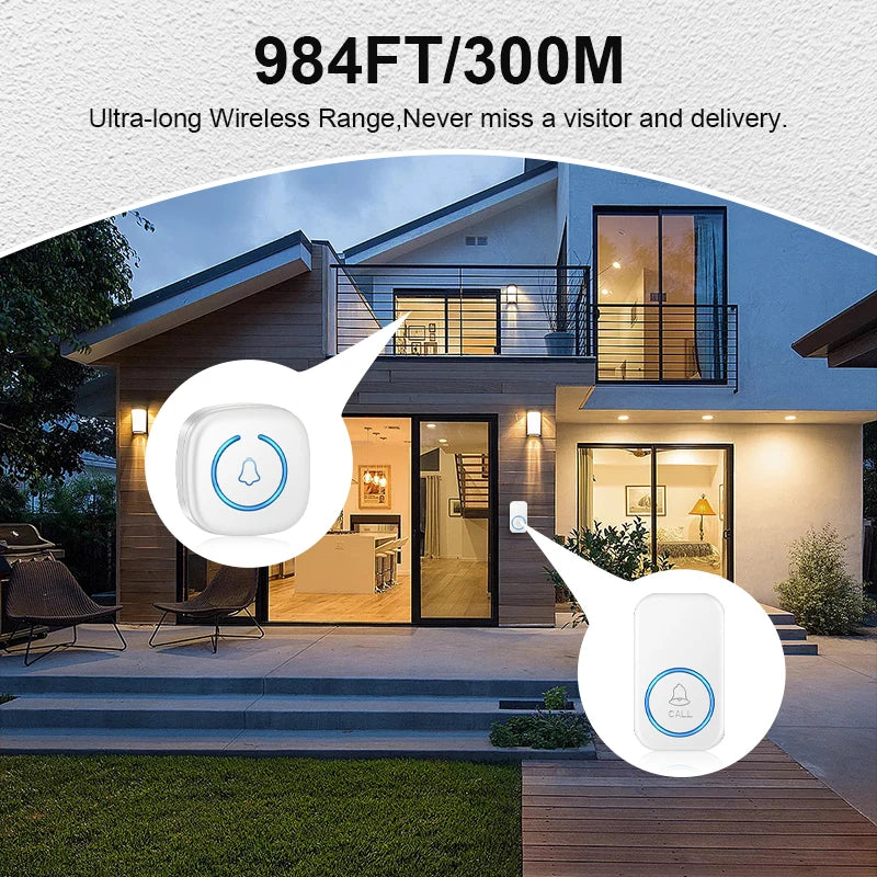 Wireless Doorbell Intelligent Welcome Door