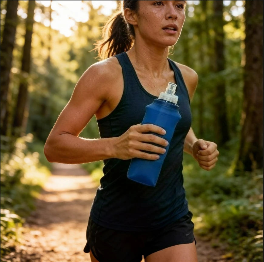 Collapsible Silicone Water Bottle Bite