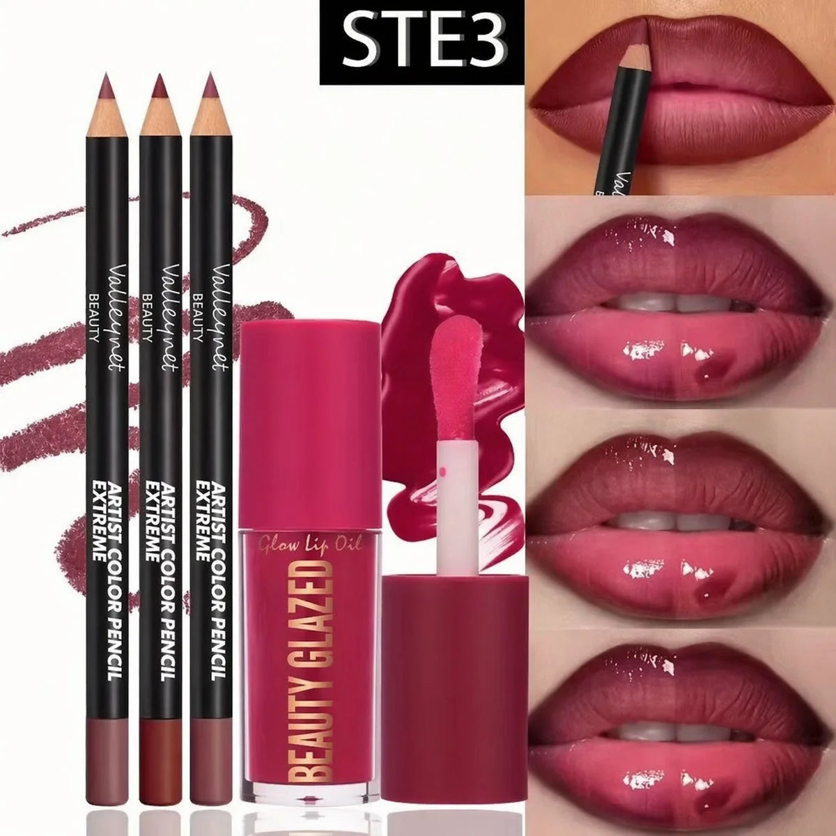 Lip Kit Set- Liner Glaze
