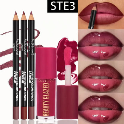 Lip Kit Set- Liner Glaze