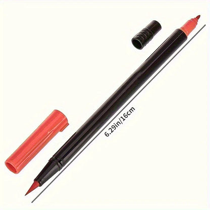 Vibrant Double-ended Watercolor Markers Art