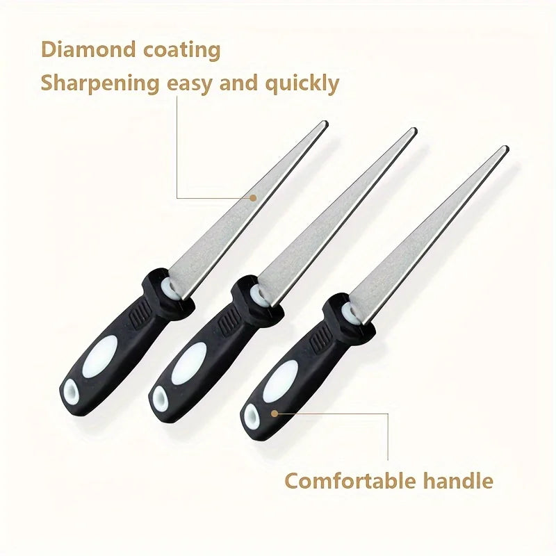 Diamond Sharpener Metal Double Sand