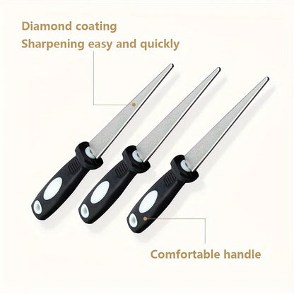Diamond Sharpener Metal Double Sand