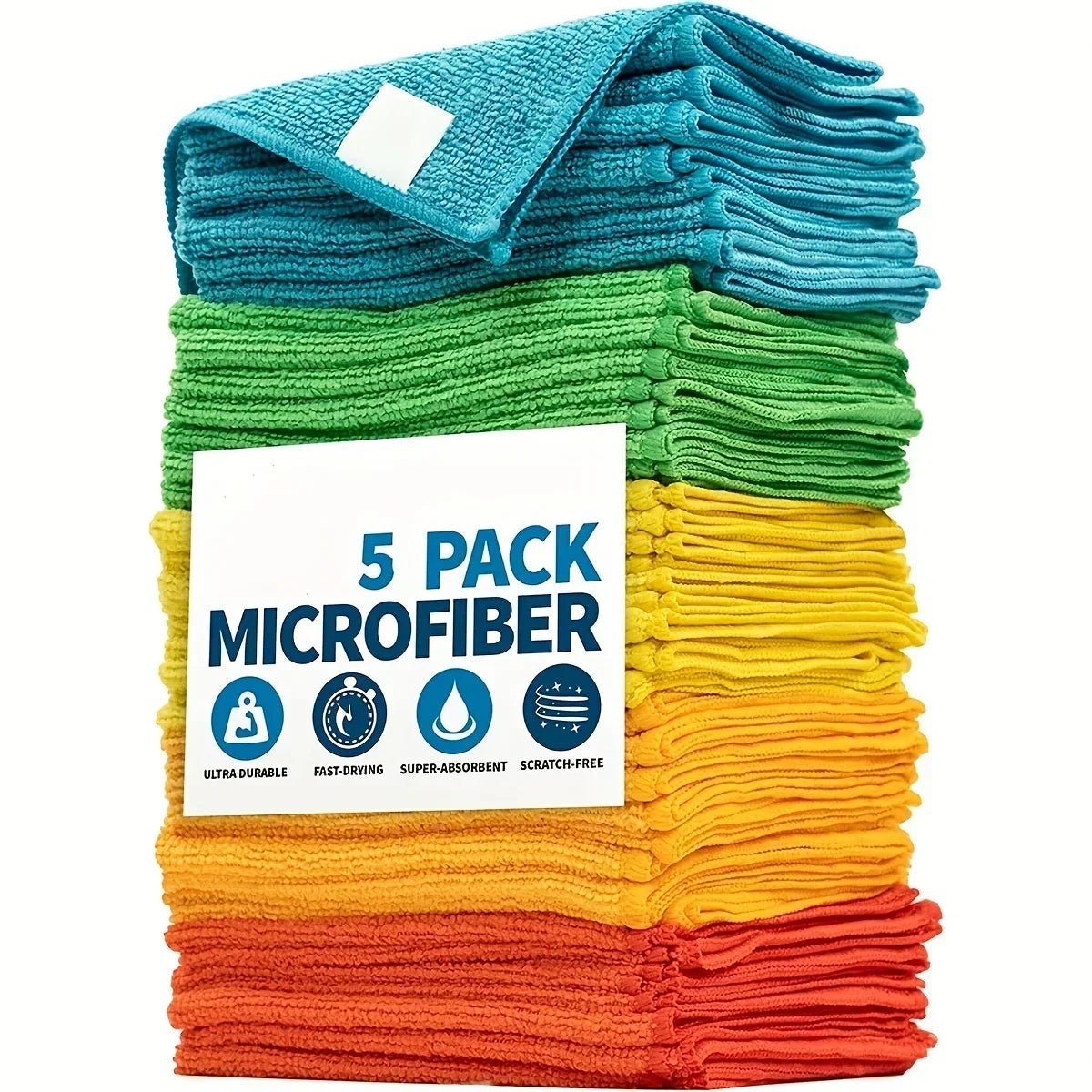 Microfiber Cleaning Cloth Dishwashing Rag