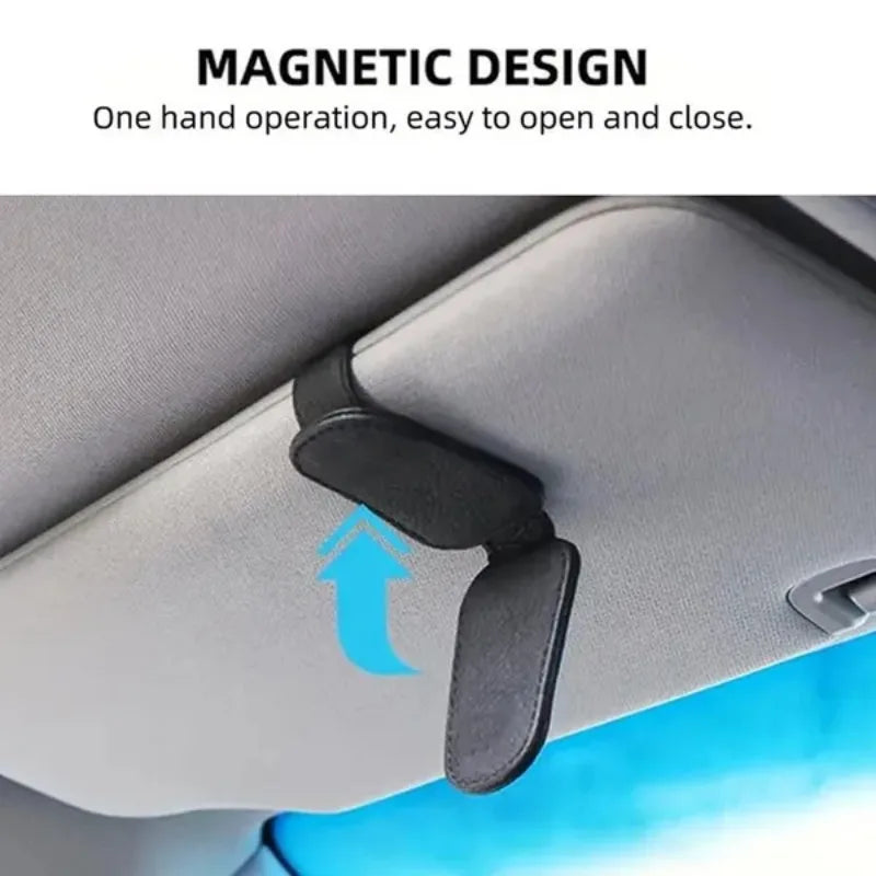 Car Sun Visor Glasses Case