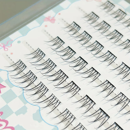 Mixiaohe Glueless Eyelashes Clusters C