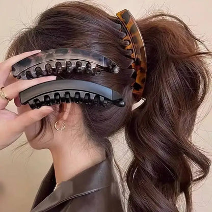 Tortoiseshell Banana Hair Clip Fish