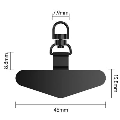 Rotation Metal Steel Phone Tether