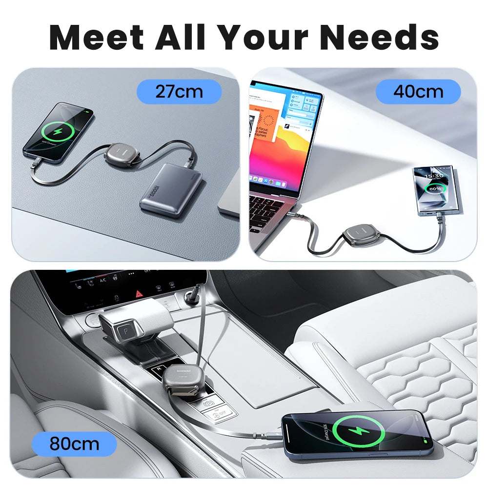 Toocki Type C USB Retractable