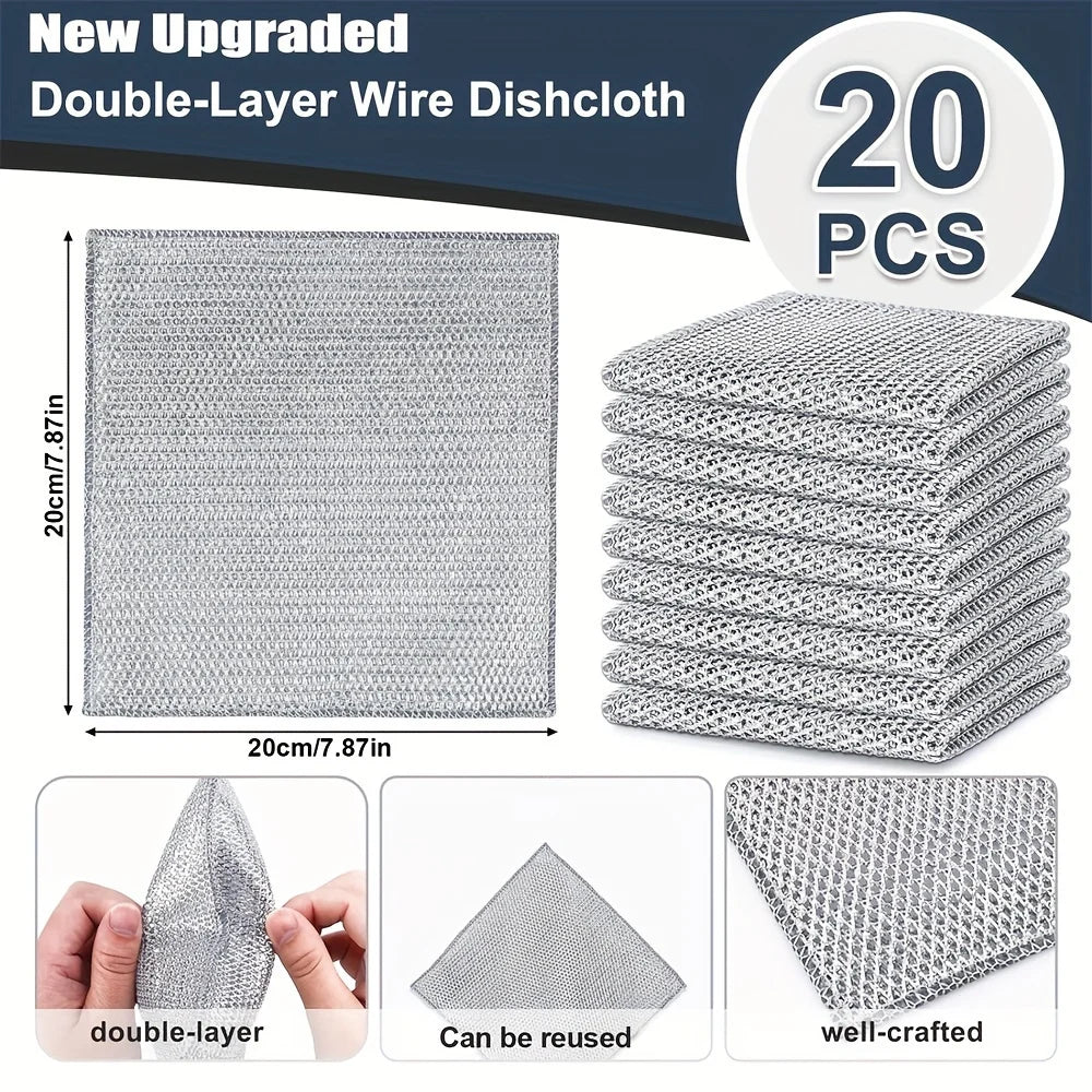 Thickened Steel Wire Cleaning Cloth