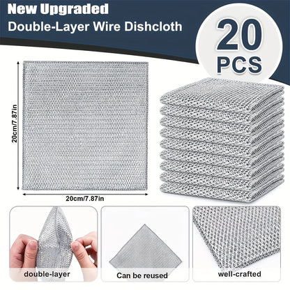 Thickened Steel Wire Cleaning Cloth