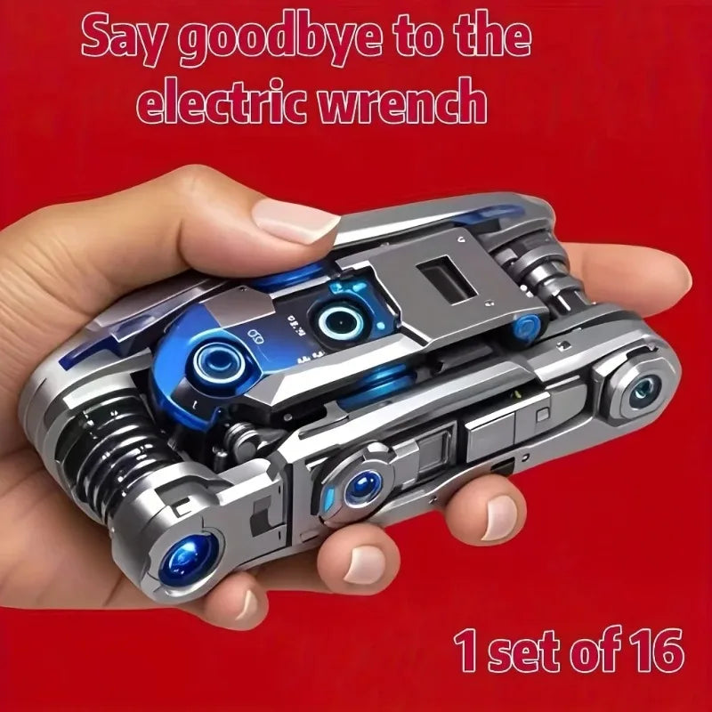 16-in-1 Socket Wrench Non-slip Rotating