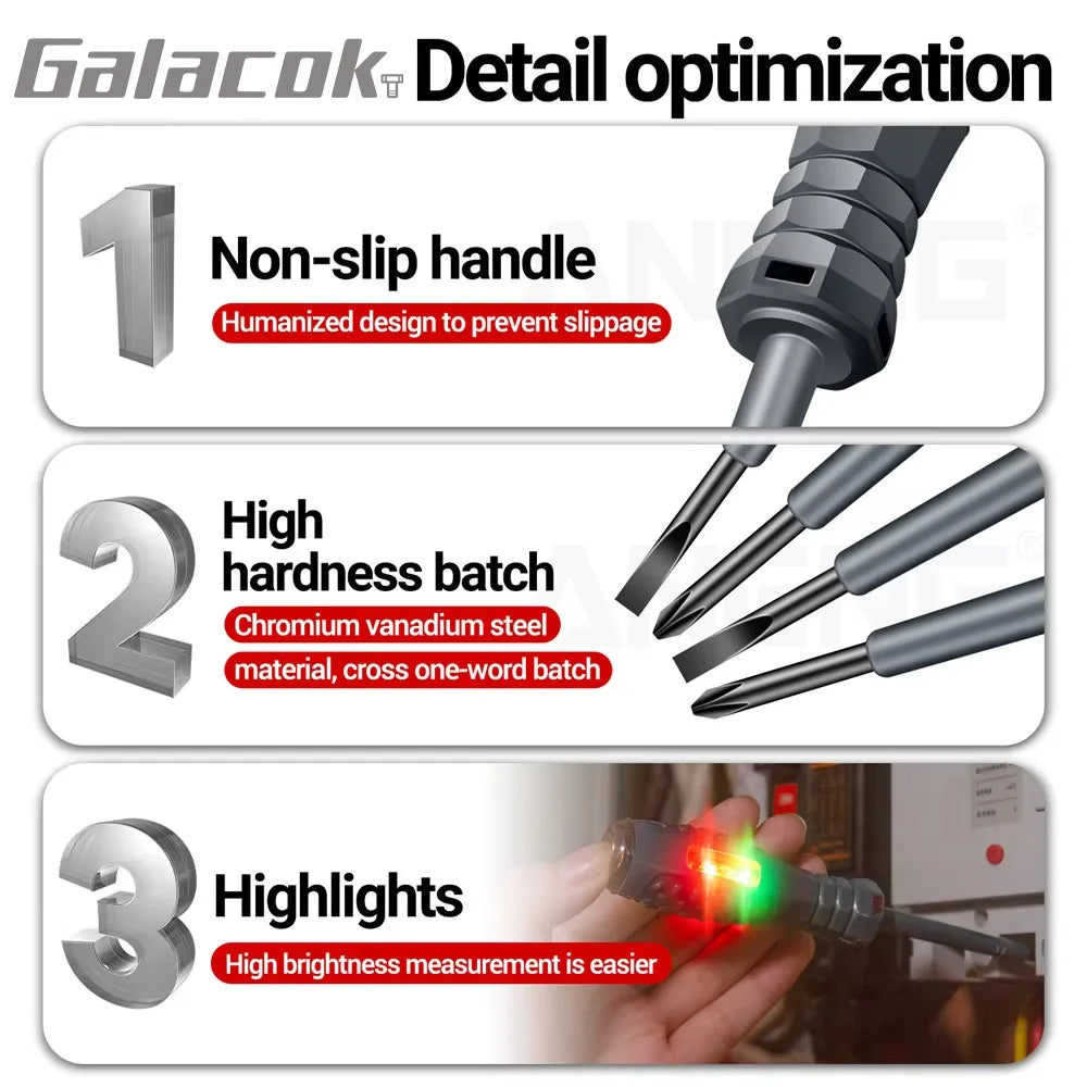 Electrician Test Screwdriver AC Non-contact