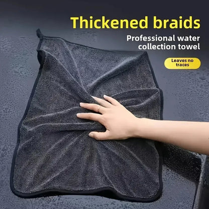 Dark Gray Car Microfiber Towel