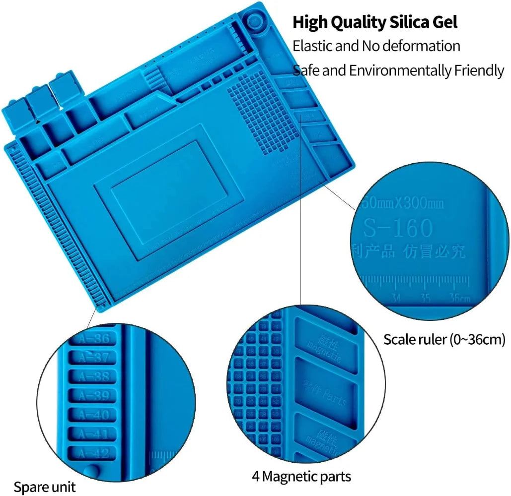 Soldering Station Mat Silicone Work