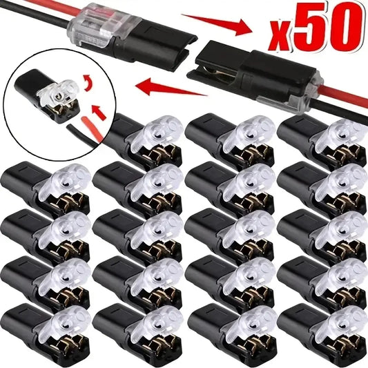 2-pin Pluggable Wire Connectors Nylon
