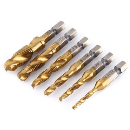 Hex Shank Titanium Plated HSS