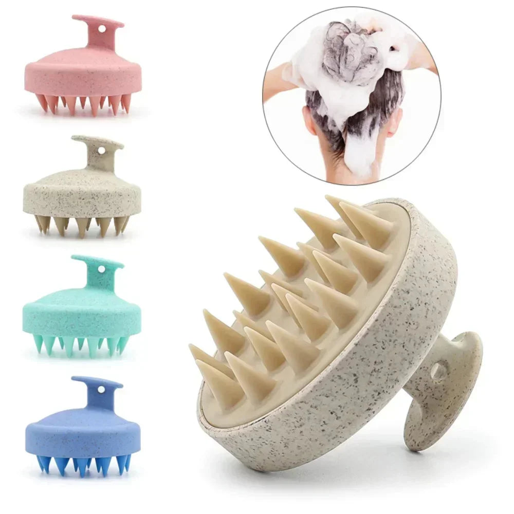 Silicone Shampoo Brush Body Massage